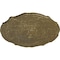 Ekena Millwork Pompeii Ceiling Medallion (Fits Canopies up to 2"), 18 7/8"OD x 1 1/2"P, Mississippi Mud Crackle CM18POMMC - alternate 4